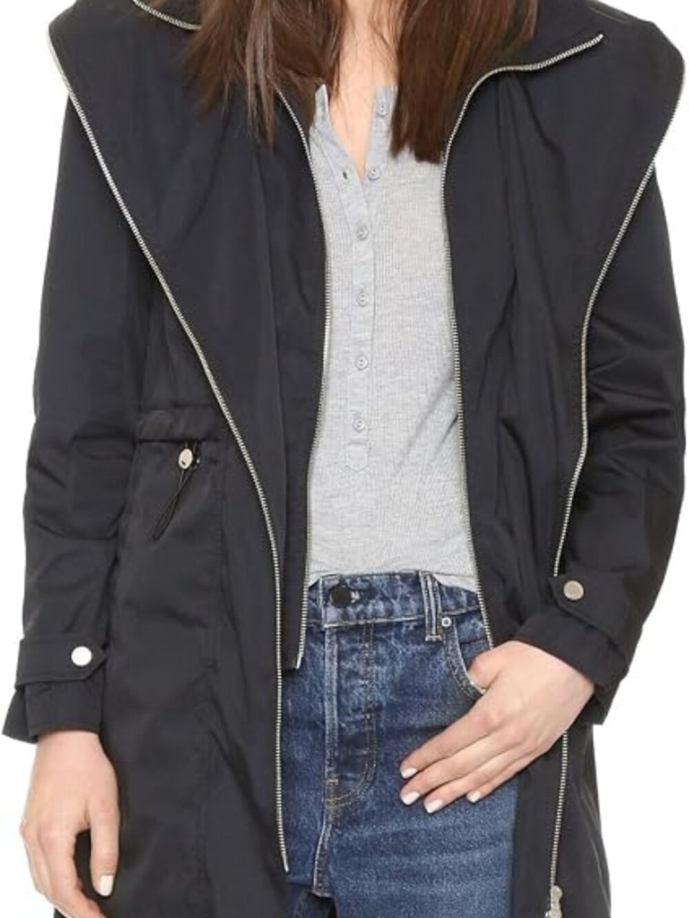 Soia & Kyo Black Nollie Coat - Large